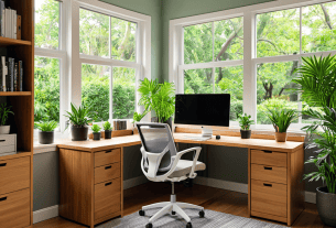 how to create a productive home office
