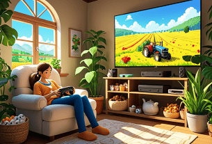 Cozy Gaming Trend Illustration