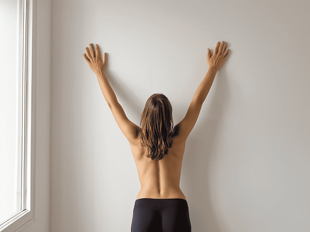 Wall Angels Exercise for posture
