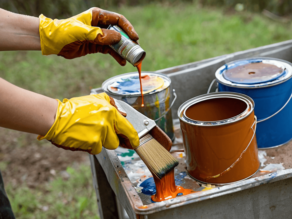 Disposing of Old Paint Safely