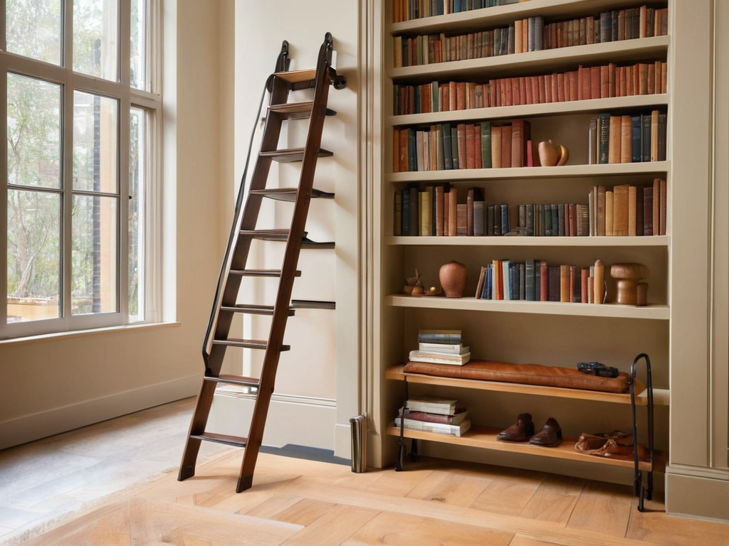 Safety First Ladder in library