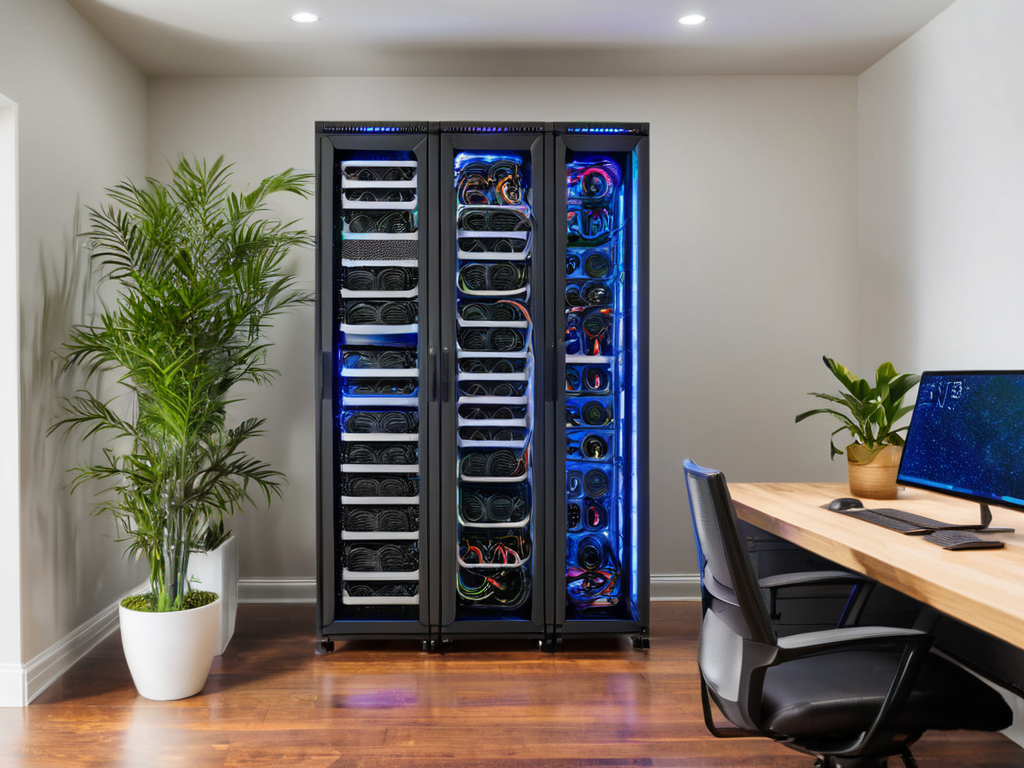 DIY Home Server Rack Assembly