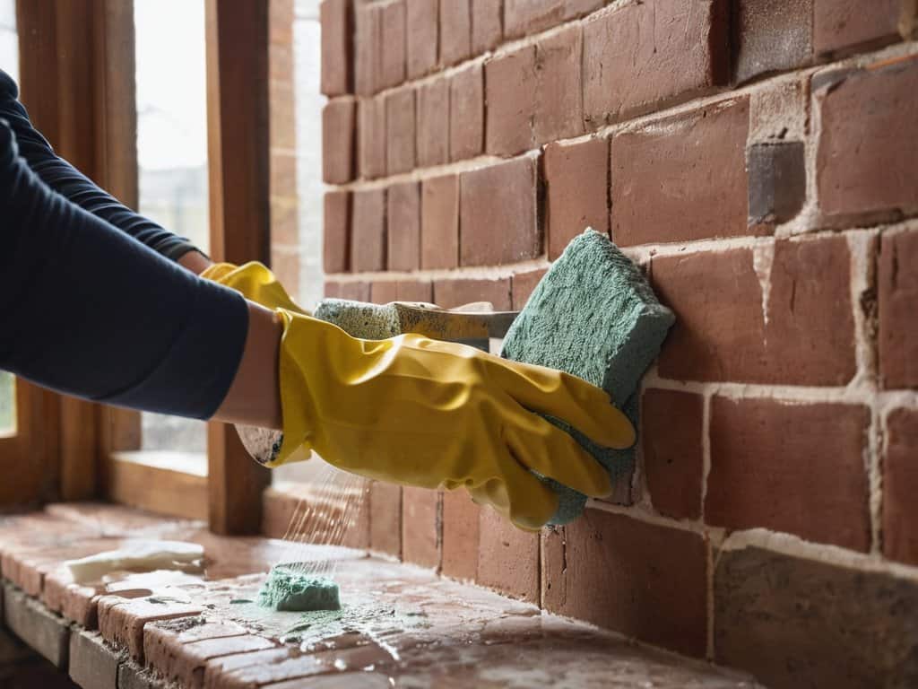 Transforming Diy Limewash Brick Fireplace