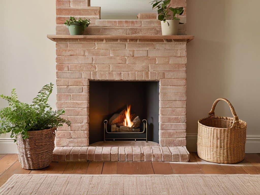 DIY Limewash Brick Fireplace Tips