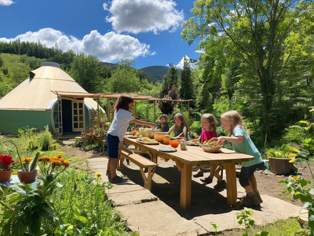 Intentional community living in harmony