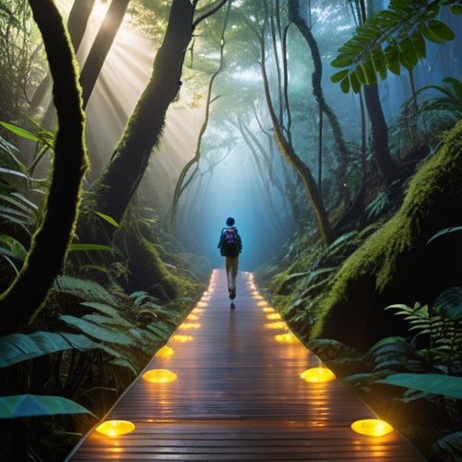 Wrapping It All Up: Quantum garden pathway