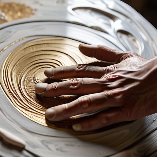 The Soul Within the Stone scagliola art.