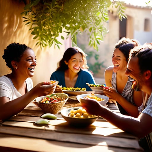 How shared meals build friendships and connections.